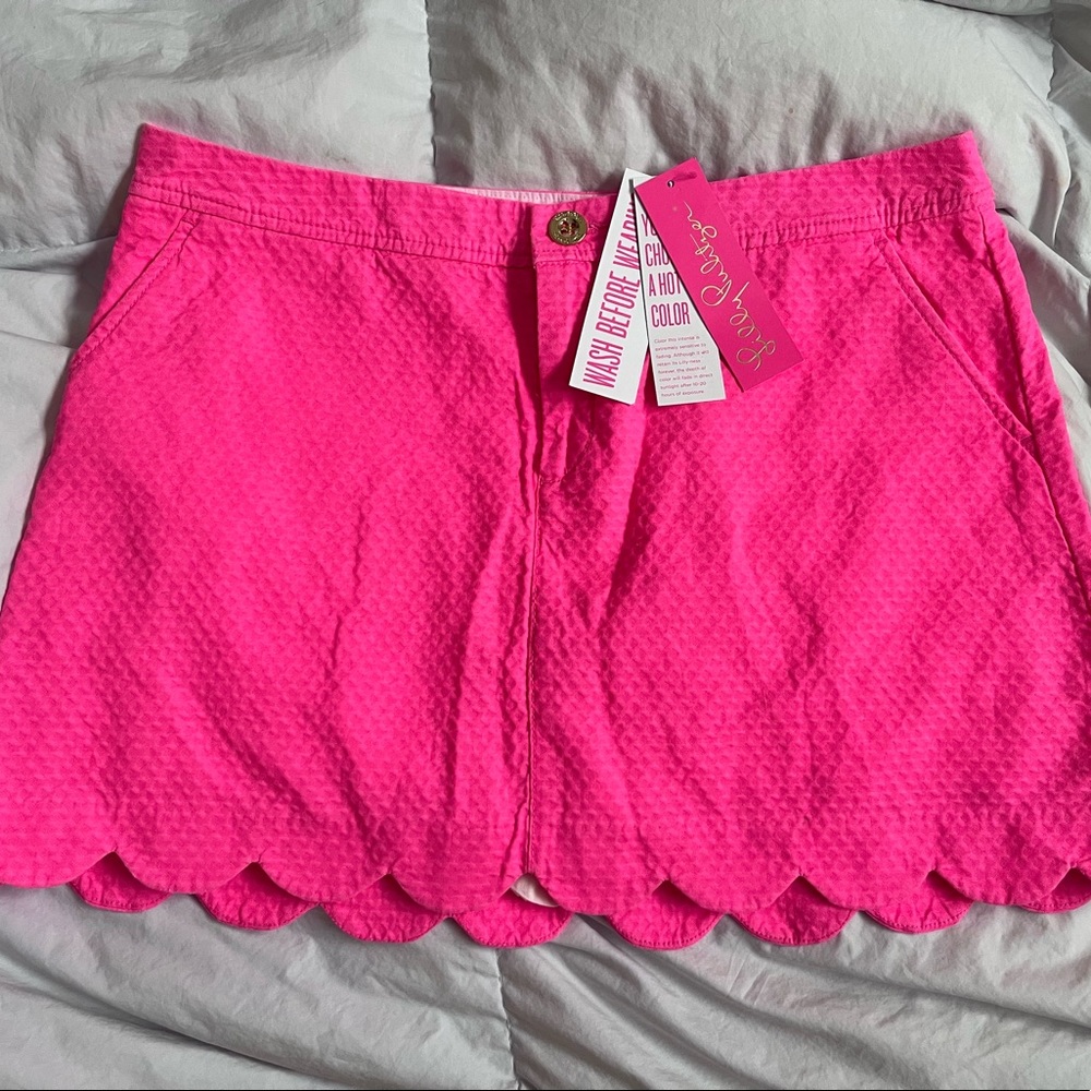NWT - Lilly Pulitzer Colette Skort - Cockatoo Pink - Size 10